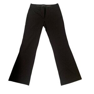 VTG Express pinstripe Trousers Pants Wide Leg 8 Y2K Office Vixen‎  Corpcore
